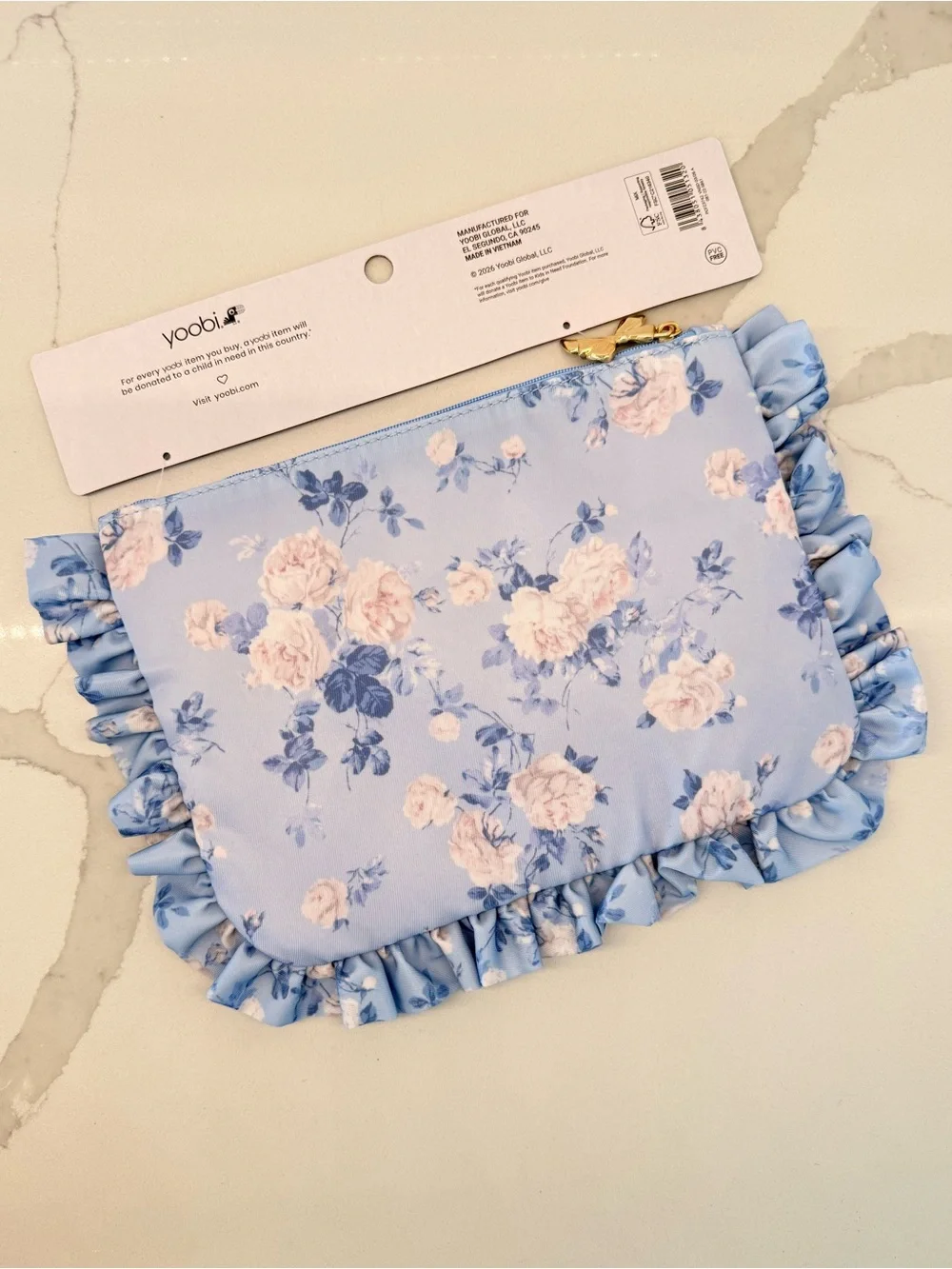 2 PC SET 💙 LoveShackFancy x Target - Pencil Cases - Whisper Blue